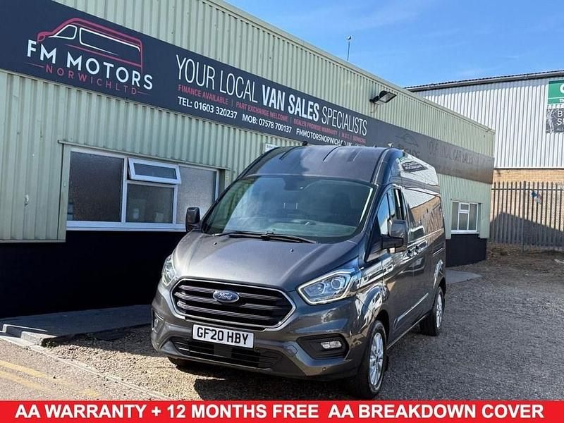 Grey Used 2020 Ford Transit Custom Limited Van | £12,900 (A bit pricey) - Image 1/2