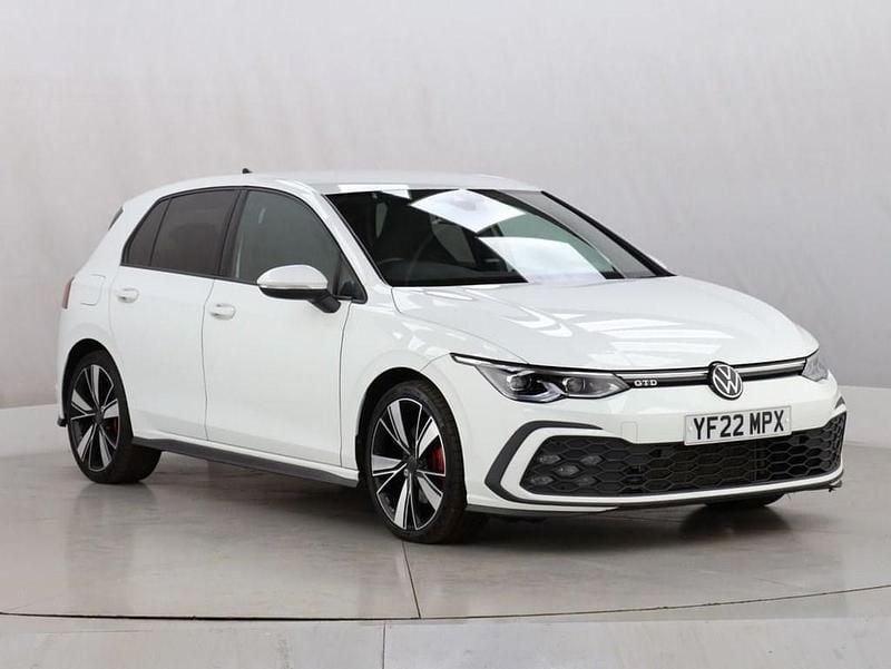 Used VW Golf VIII GTD 200 HP (147 kW) 2022 White Hatchback