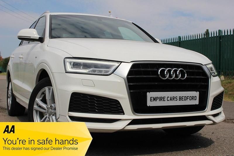 Used Audi Q3 S-Line 150 HP (110 kW) 2018 White SUV