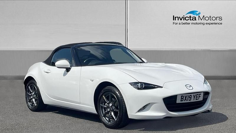 White Used 2019 Mazda MX5 Cabriolet | £15,299 (Super price) - Image 1/4