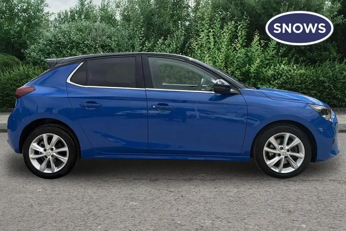 Used Vauxhall Corsa Elite 101 HP (74 kW) 2020 Blue Hatchback