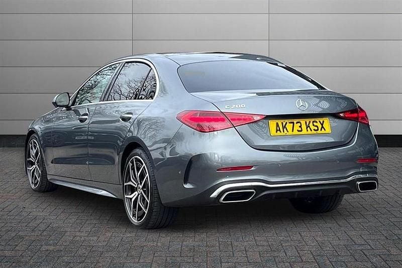 Used Mercedes C200 AMG Line Premium Plus 204 HP (150 kW) 2024 Selenite grey Sedan