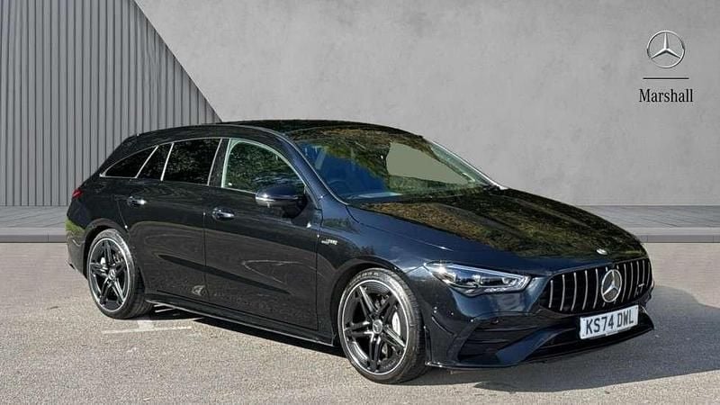 Black Used 2024 Mercedes CLA35 AMG Premium Plus Estate | £39,380 - Image 1/4