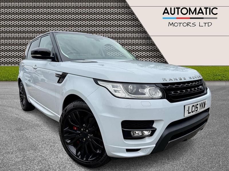 White Used 2015 Land Rover Range Rover Sport Autobiography Dynamic SUV | £18,590 (Fair price) - Image 1/4