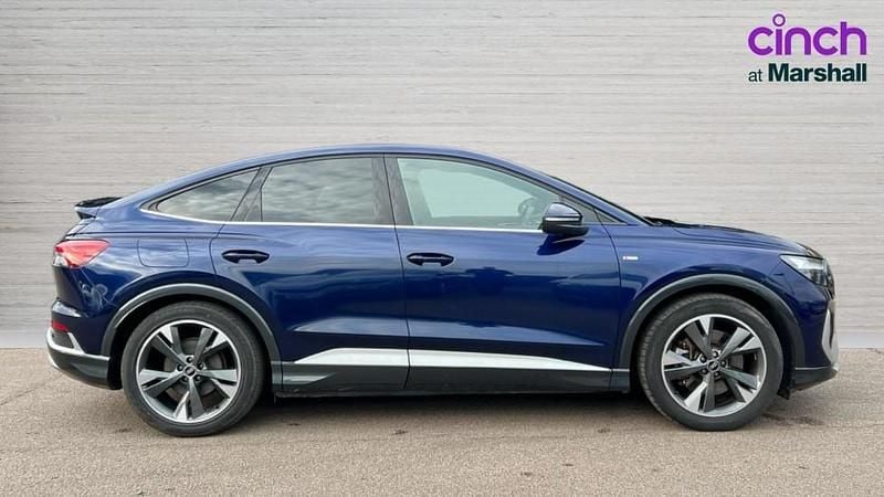 Used Audi Q4 e-tron S-Line 150 kW (204 HP) 2023 Blue SUV