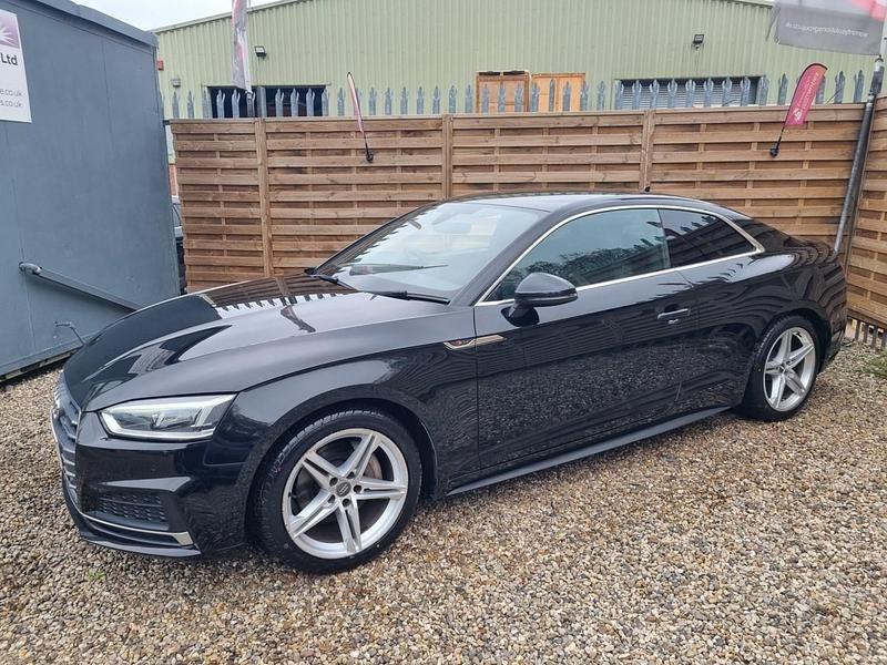 Second-hand Audi A5 S-Line 190 CP (139 kW) 2017 Negru Coupe