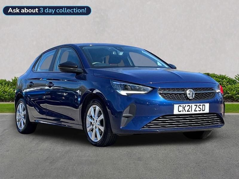 Used Vauxhall Corsa 75 HP (55 kW) 2021 Blue Hatchback