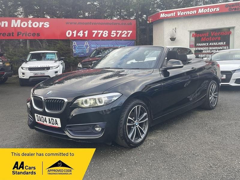 Black Used 2018 BMW 218 Sport Line Cabriolet | £11,995 (Fair price) - Image 1/1