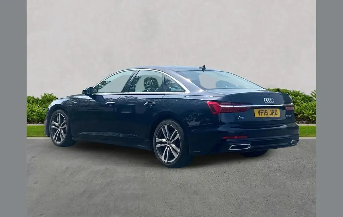 Used Audi A6 S-Line 204 HP (150 kW) 2019 Blue Sedan