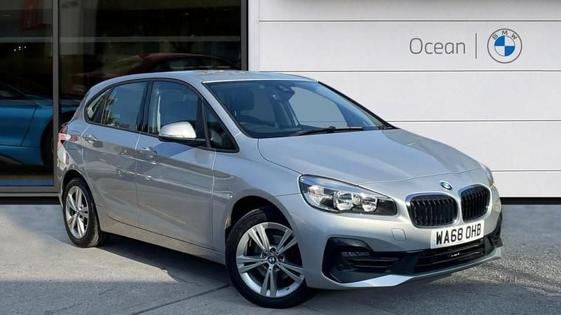 Used BMW 218 Active Tourer Sport Line 138 HP (101 kW) 2019 Silver MPV