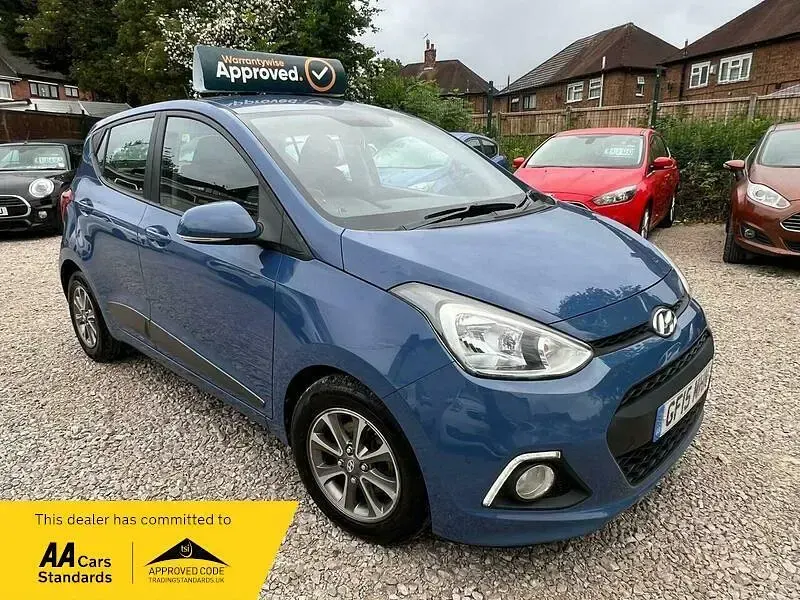 Used Hyundai i10 Premium 87 HP (63 kW) 2015 Blue Hatchback