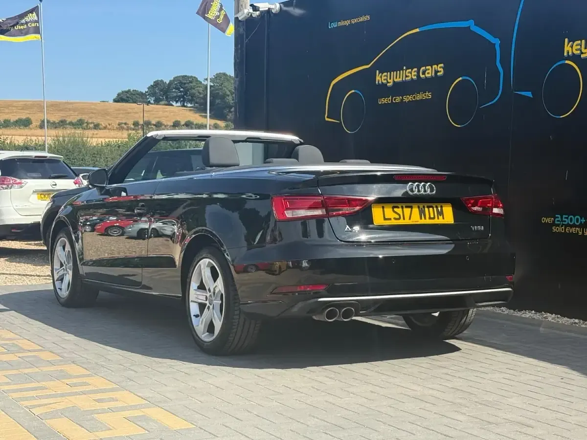 Used Audi A3 Cabriolet Sport 2017 Black Cabriolet
