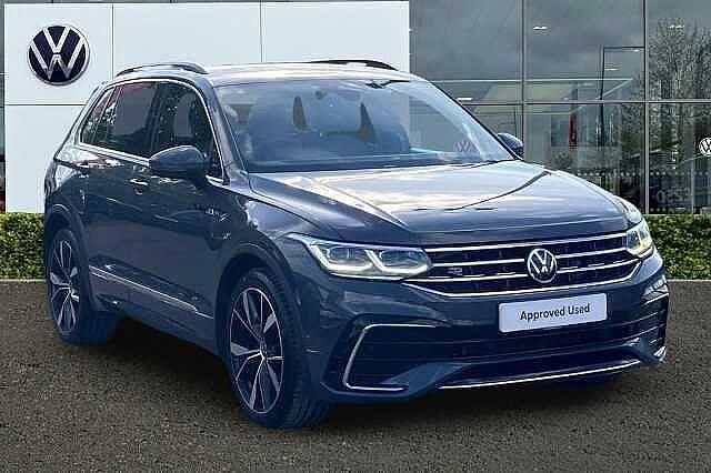 Grey Used 2021 VW Tiguan R-line SUV | £26,245 (Fair price) - Image 1/4