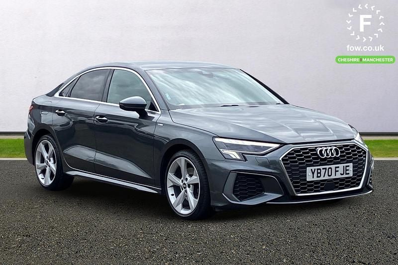 Grey Used 2020 Audi A3 S-Line Sedan | £18,499 (Fair price) - Image 1/3