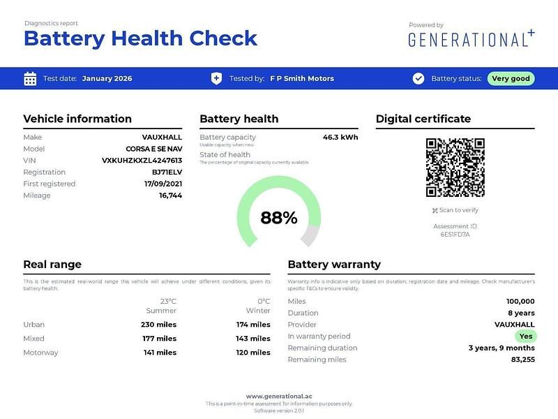 Used Vauxhall Corsa-e 98 kW (134 HP) 2021 Orange Hatchback