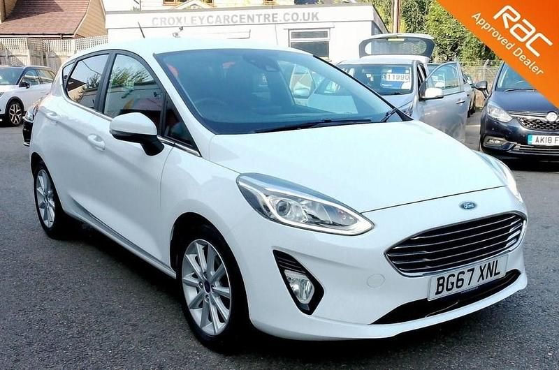 White Used 2017 Ford Fiesta Titanium Hatchback | £8,490 (Fair price) - Image 1/4