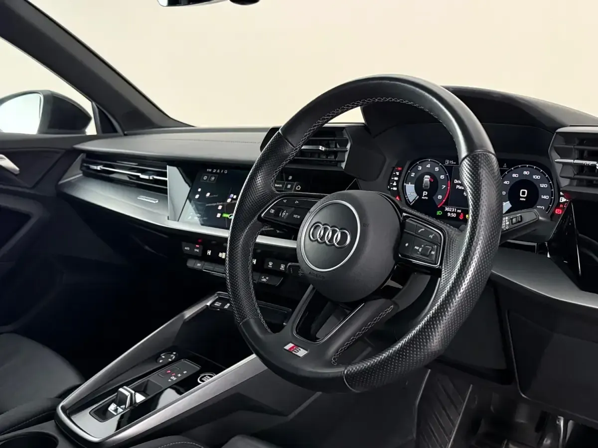 Used Audi A3 Sportback S-Line 2022 Black Hatchback