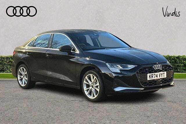 Black Used 2024 Audi A3 Sport Sedan | £22,276 (Good price) - Image 1/4