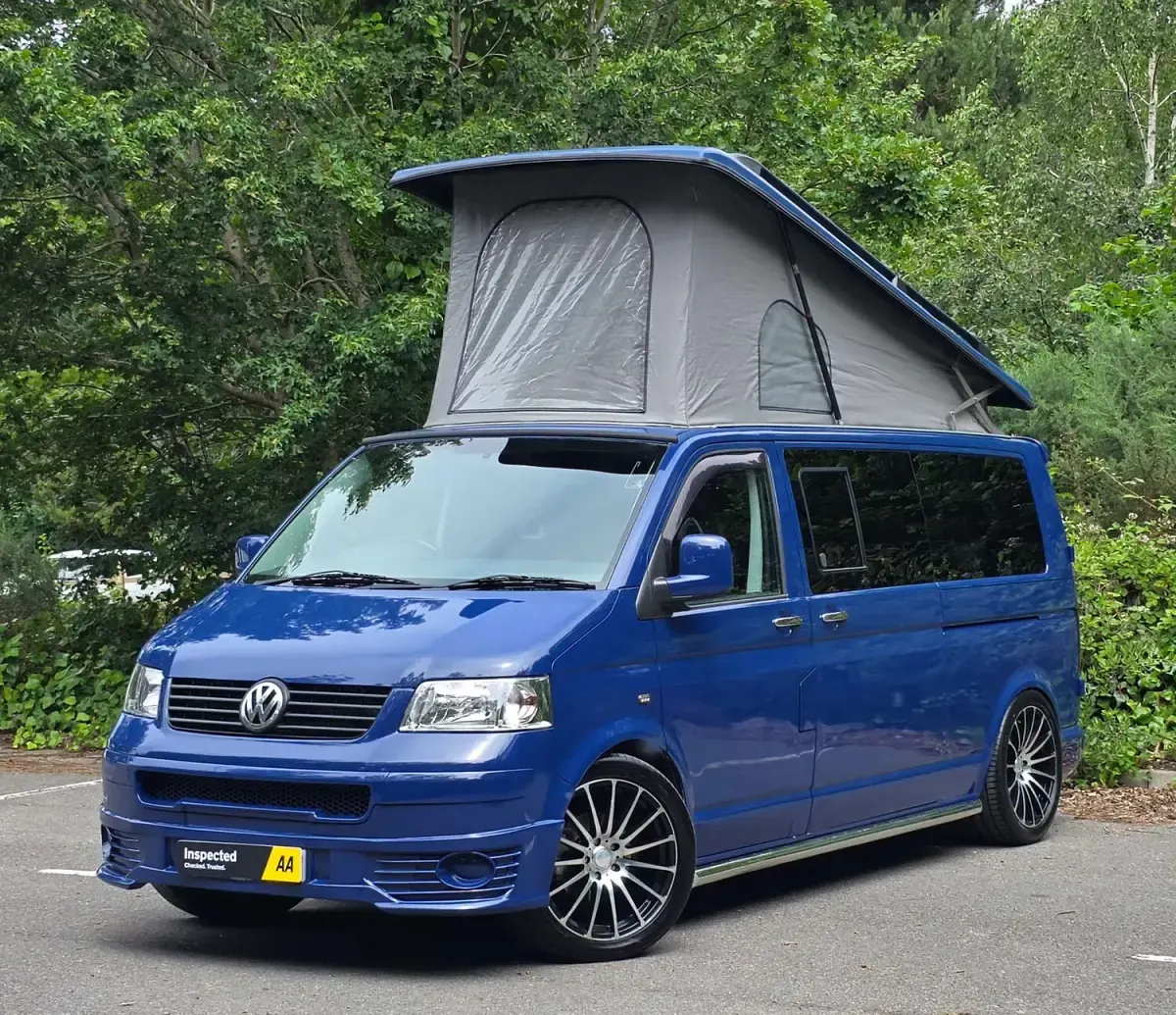 Used VW T5 130 HP (95 kW) 2006 Blue Van