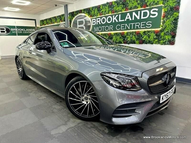 Used Mercedes E220 AMG Line Premium Plus 194 HP (142 kW) 2017 Grey Coupe