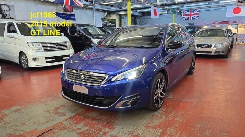 Used Peugeot 308 SW GT-line 130 HP (95 kW) 2015 Blue Estate