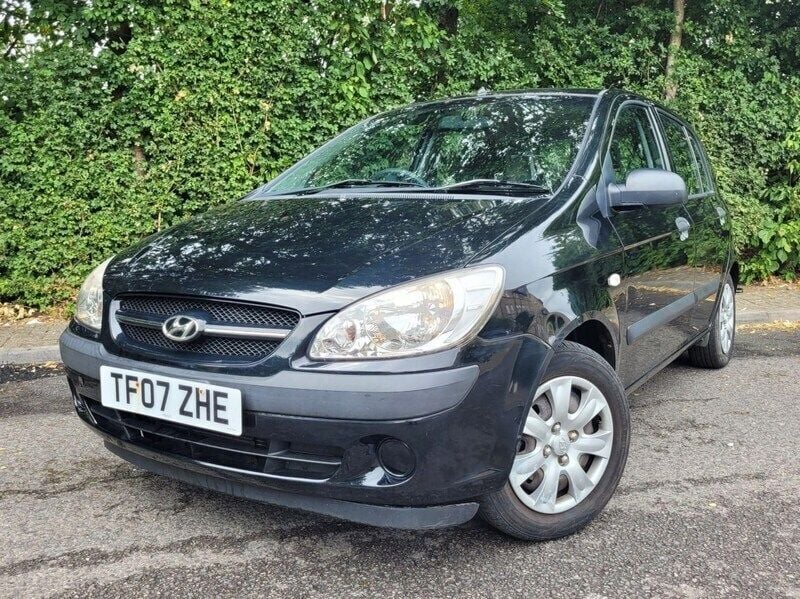 Black Used 2007 Hyundai Getz Hatchback | £2,499 (Fair price) - Image 1/4
