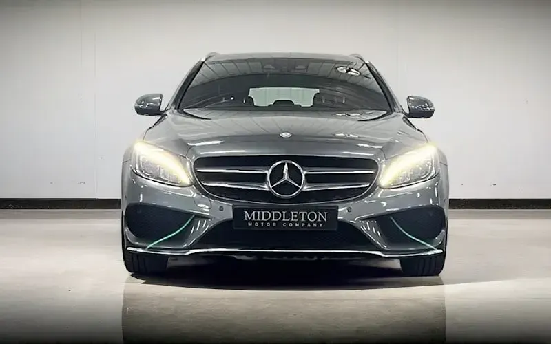 Used Mercedes C220 AMG line 170 HP (125 kW) 2016 Grey Estate