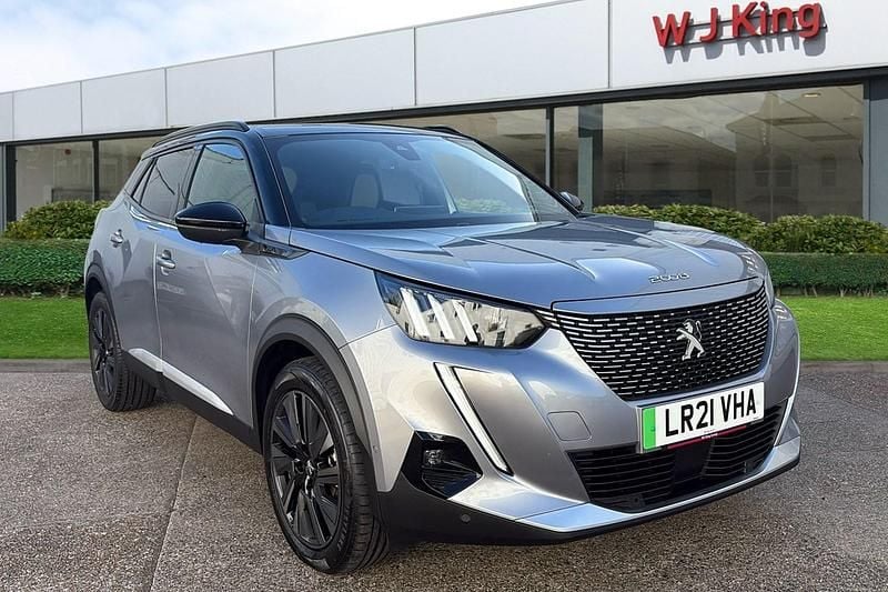 Grey Used 2021 Peugeot e-2008 Premium SUV | £14,795 (Fair price) - Image 1/3