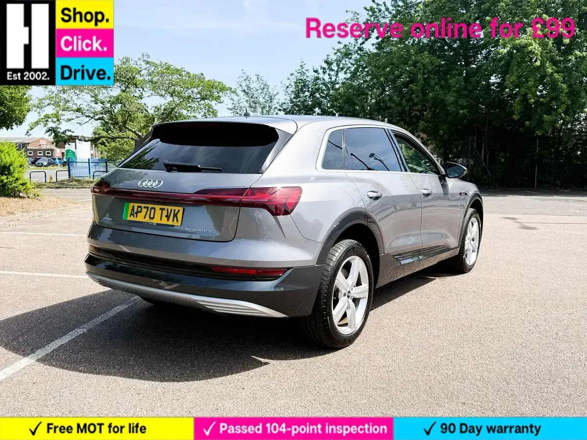 Używany Audi e-tron Advanced 230 kW (313 KM) 2021 Szary SUV
