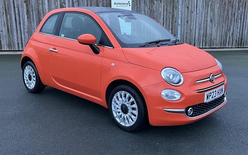 Orange Used 2023 Fiat 500 Hatchback | £9,700 (Fair price) - Image 1/4