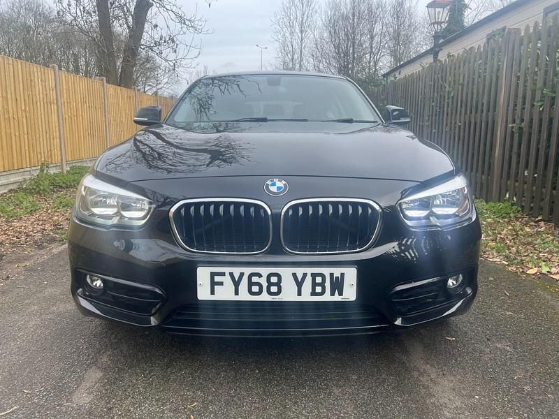 Used BMW 120 Sport Line 184 HP (135 kW) 2018 Black Hatchback