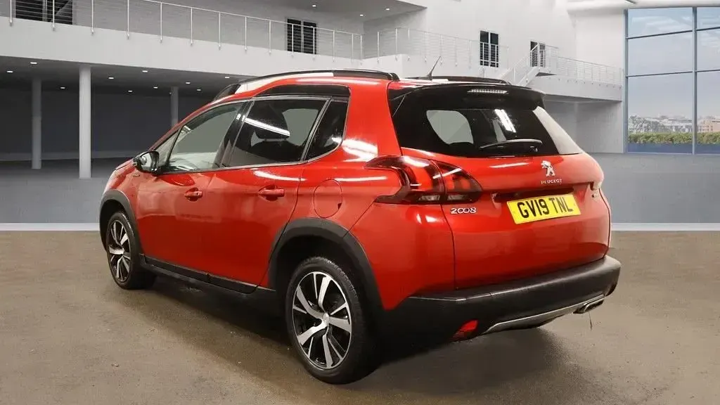 Used Peugeot 2008 GT-line 110 HP (80 kW) 2019 Red SUV