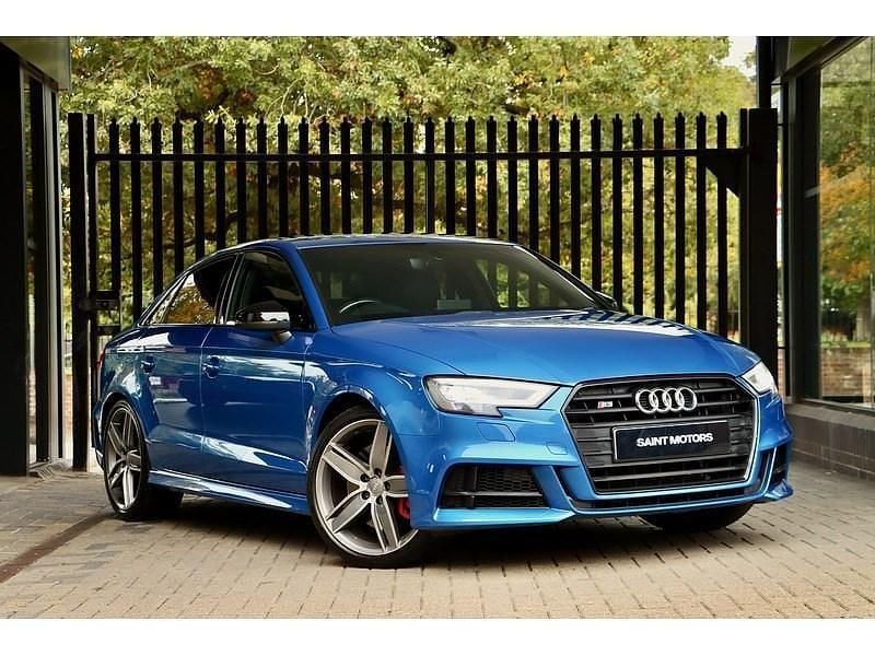 Blue Used 2017 Audi S3 Black Edition Sedan | £21,800 (Fair price) - Image 1/4