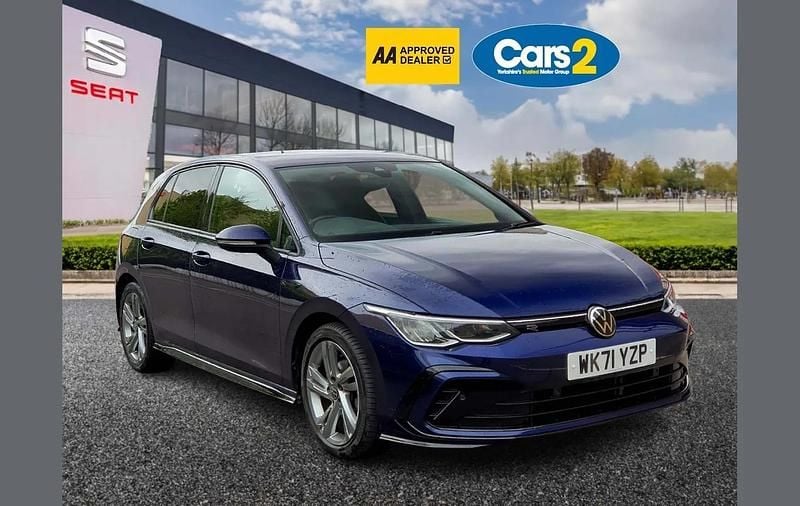 Blue Used 2022 VW Golf VIII R-line Hatchback | £20,750 (Good price) - Image 1/4