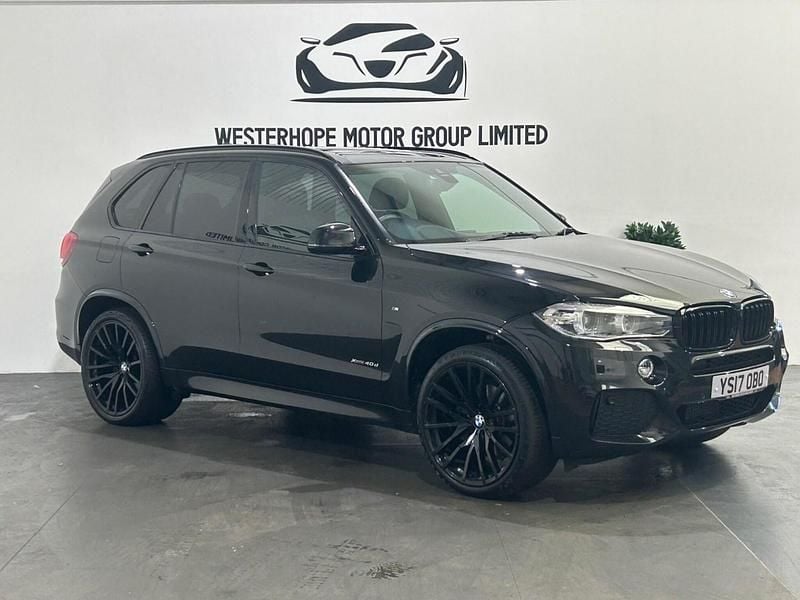 Black Used 2017 BMW X5 M Sport SUV | £22,000 (Fair price) - Image 1/4