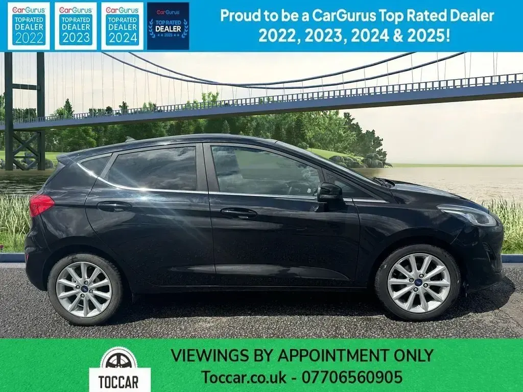 Used Ford Fiesta Titanium 95 HP (69 kW) 2020 Black Hatchback