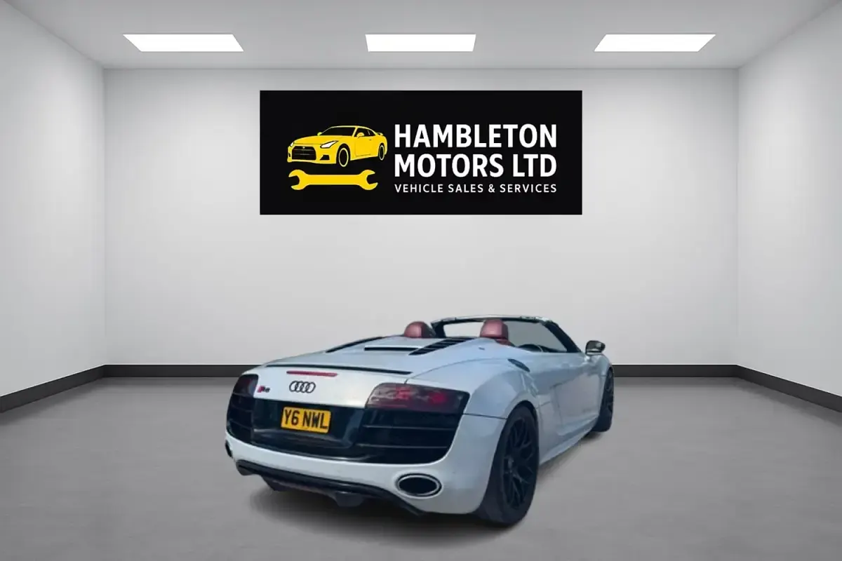 Begagnad Audi R8 Coupé Advanced 2011 Vit Sportkupé
