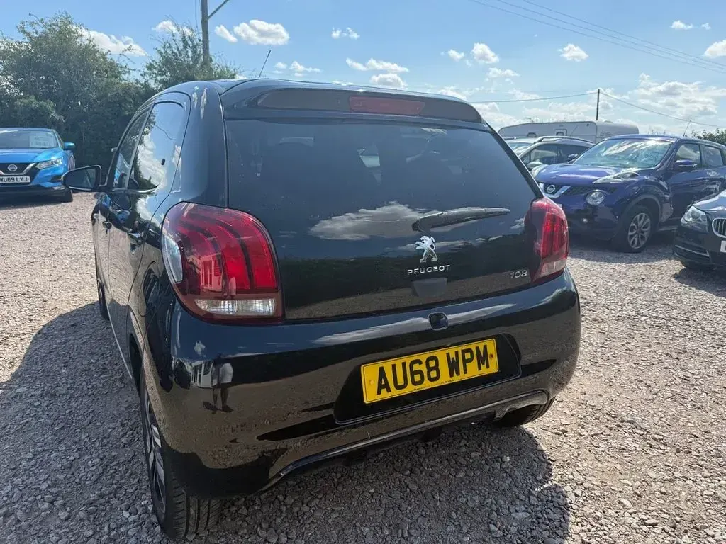 Used Peugeot 108 Allure 72 HP (52 kW) 2018 Black Hatchback
