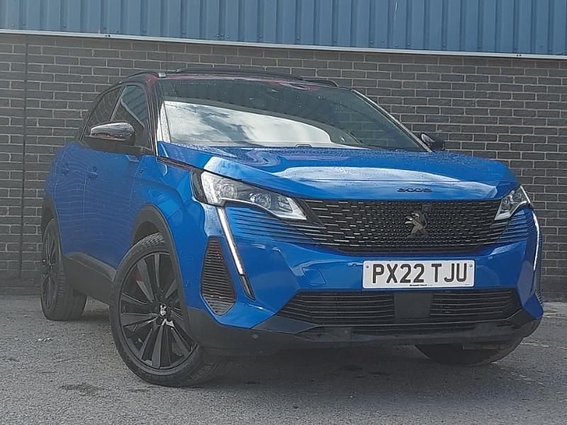 Blue Used 2022 Peugeot 3008 Premium SUV | £21,998 (A bit pricey) - Image 1/4