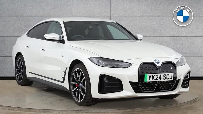White Used 2024 BMW i4 M Sport Sedan | £39,995 (Fair price) - Image 1/4