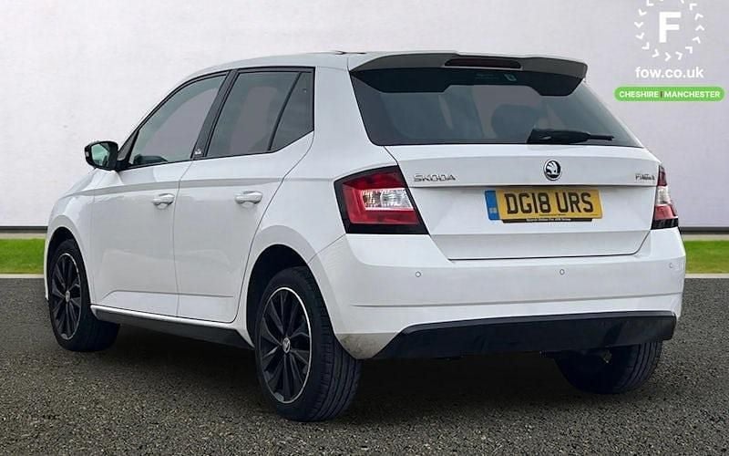 Used Skoda Fabia Monte Carlo 95 HP (69 kW) 2018 White Hatchback