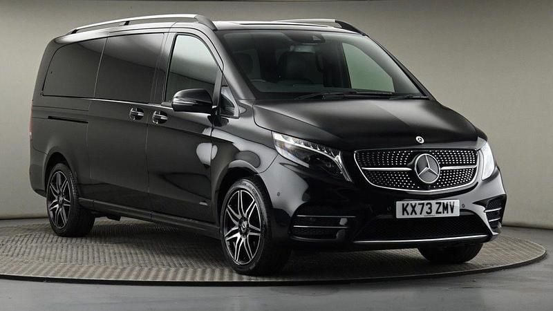 Black Used 2023 Mercedes V300 AMG line MPV | £56,700 (Fair price) - Image 1/4
