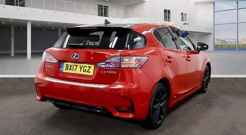 Used Lexus CT200h Sport Line 2017 Red/black Hatchback