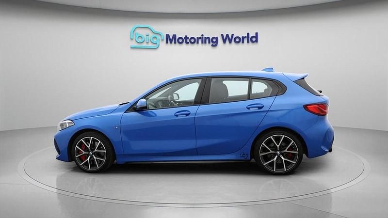 Used BMW 128 M Sport 265 HP (194 kW) 2022 Blue Hatchback