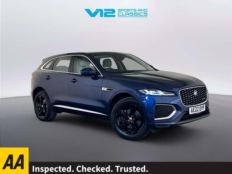 Second-hand Jaguar F-Pace R-Dynamic 204 CP (150 kW) 2022 Albastru SUV