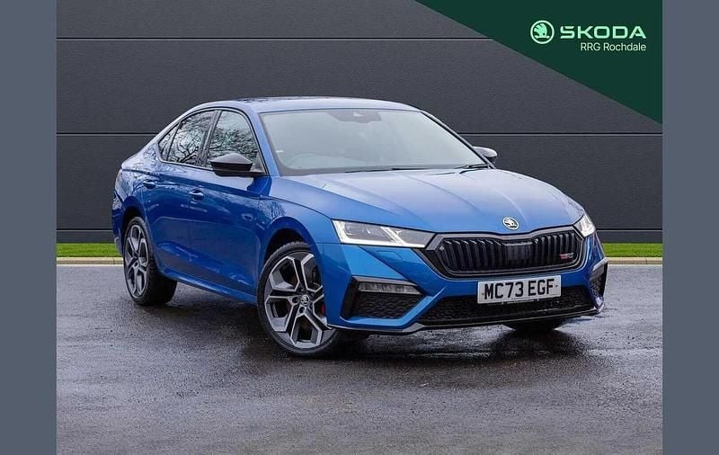 Blue Used 2023 Skoda Octavia vRS Hatchback | £24,700 (Fair price) - Image 1/4