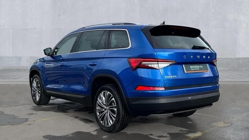 Used Skoda Kodiaq SE L Executive 150 HP (110 kW) 2022 Race blue SUV