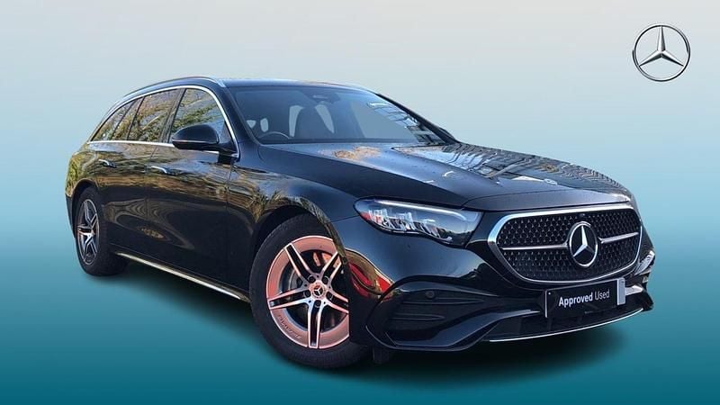 Black Used 2024 Mercedes E200 AMG line Estate | £37,995 (Fair price) - Image 1/4