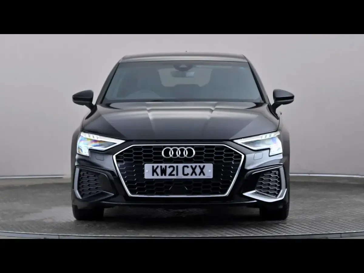 Used Audi A3 S-Line 150 HP (110 kW) 2021 Black Sedan