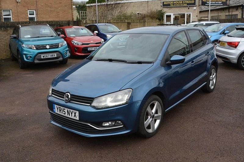 Used VW Polo SEL 2015 Blue Hatchback